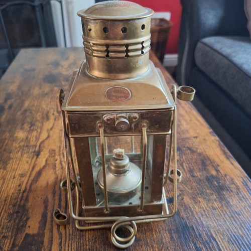 Vintage neptune brass cargo - brass,