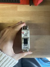 MEM Memera -  Single Pole MCB 16A BS3871 M6 161 QEB