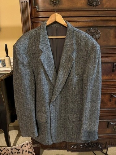 Harris tweed gray blazer - harris,