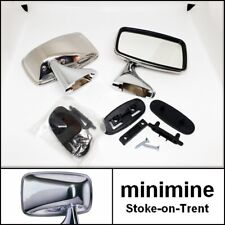 Classic Mini Door Mirror Stainless Steel 1970-1980 GAM215 GAM216 tex style