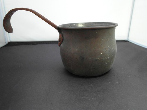 Antique copper ladle measure - ladle,