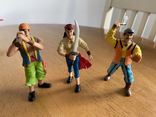 Vintage elc pirate figures - vintage, x3