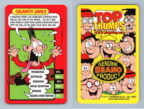 Calamity james the beano - calamity,