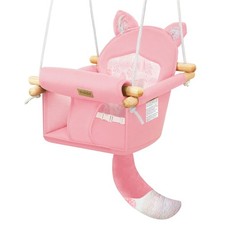 LADIDA Wooden Baby Swing, safe