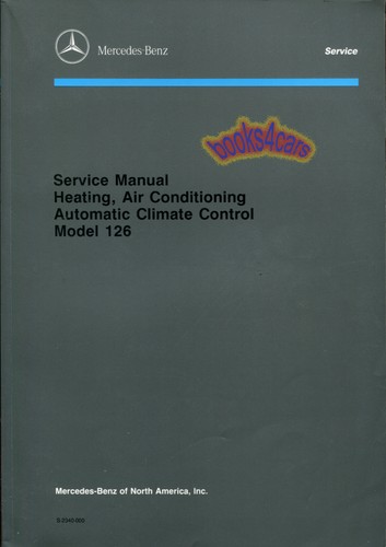 Mercedes 126 manual - mercedes, service