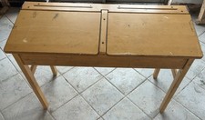 Old School Desk and 2 Chairs