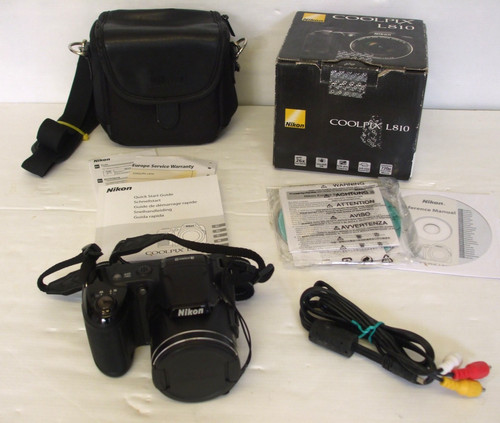 Nikon coolpix l810 1mp - nikon, 16.1mp