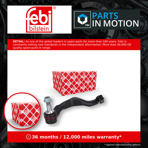 Tie track rod end - track, left
