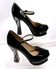 YSL Patent LeatherPlatform Shoes Size 5.5 RRP £400 Mint Condition 100% Authentic
