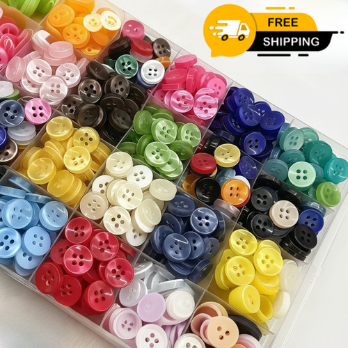 300pcs assorted buttons - 300pcs,