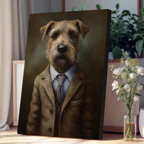 Border terrier suit - terrier, a