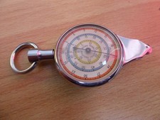 Antique - Opisometer meilograph map measurer and compass - Germany - Vintage