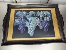 Vintage Wooden Tray Painting