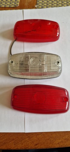 Vintage rear light with - light,
