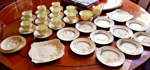 Antique 1920 pce - 37, tea