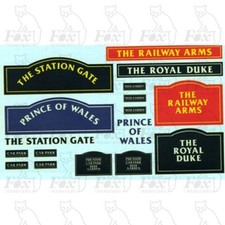 Fox Transfers 4mm OO 1/76