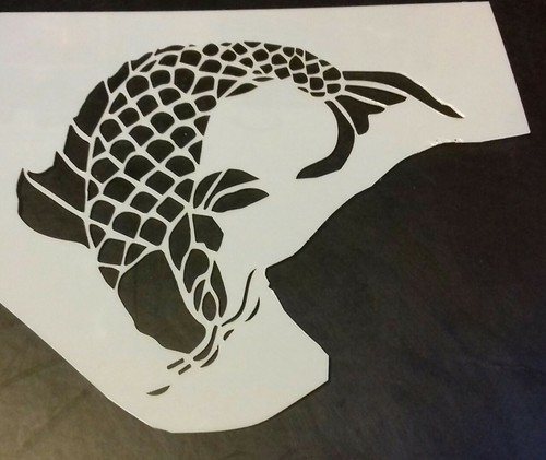 Koi carp fish wall - carp, /