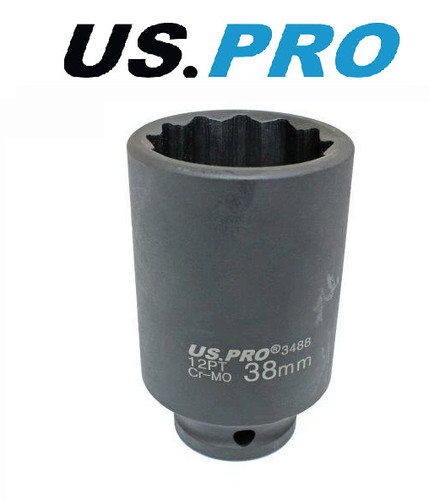 Pro 38mm hub nut - 38mm, socket