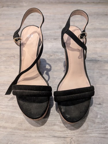 Strappy wedges uk5 - h&m,