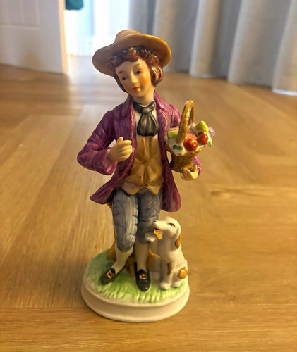 Unmarked porcelain boy - boy, with
