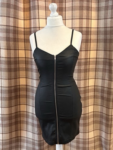 Faux leather black size - black, zip