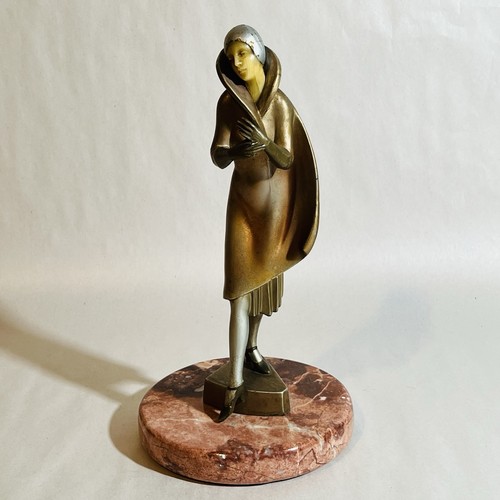 Vintage art deco cold painted - vintage,