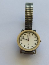 Accurist round silver gents