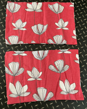 Meg Morton x2 Red Poppy Linen