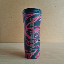 Starbucks Limited Edition Green Venus Marbled Travel Mug Stainless Steel 16oz