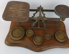 Antique postal scales inland - scales,