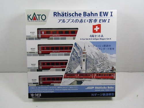 Kato 1413 rhb 4 coach - kato, 10-1413