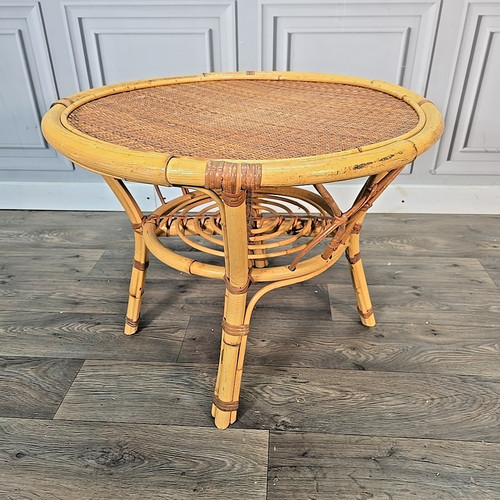Vintage round side - round, table