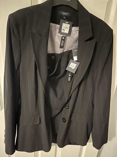 Debenhams grey pink - debenhams, pinstripe
