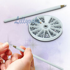 2000 PCS RHINESTONES GEMS FOR NAIL ART DECORATION FREE PICKER PENCIL