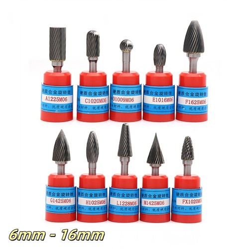 16mm tungsten carbide rotary - 6-16mm,