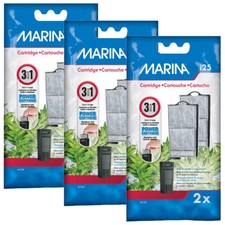 Marina i25 Power Filter Cartridge Media Internal Filter 3 Packs of 2 Aquarium