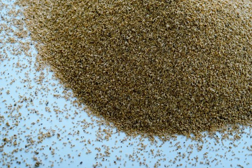 Shot blasting walnut - blasting, shell