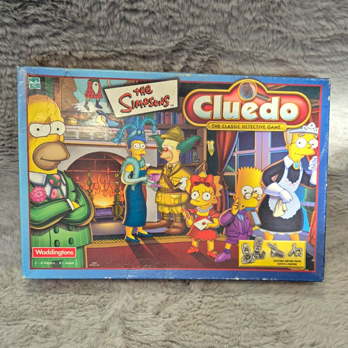 The simpsons cluedo board - simpsons, game