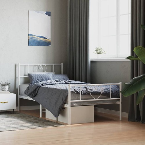 Metal bed frame without - bed,