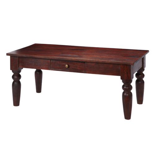 Coffee table dark mango wood - table,