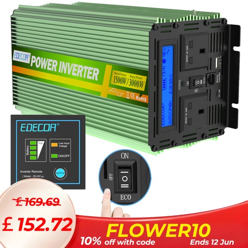 Edecoa 1500w 3000w pure - pure, sine