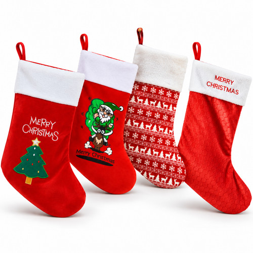 Christmas stocking embroidered - christmas,