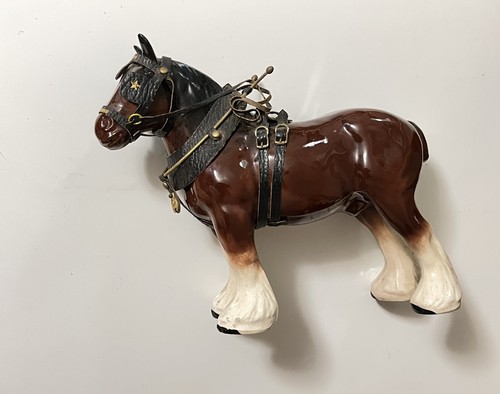 Vintage ceramic horse figurine - vintage,