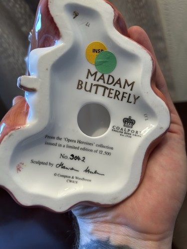 Coalport madam butterfly cw418 - coalport,
