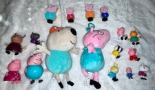 Peppa pig figures with plush - pig,