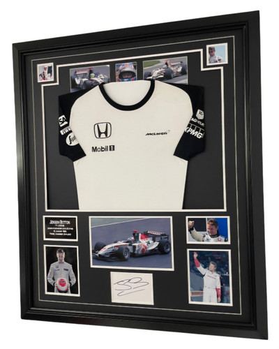 Jenson button signed display - jenson,