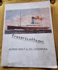 Circa 1913 The Blue Funnel T.S.S.Ulysses & Nestor  brochure incl interiors