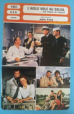 US John Ford WW2  film The Wings Of Eagles John Wayne French Trade Card 