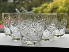 Vintage Set Of 6 Lead Crystal