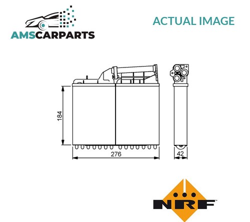 Heater radiator exchanger - radiator, lhd
